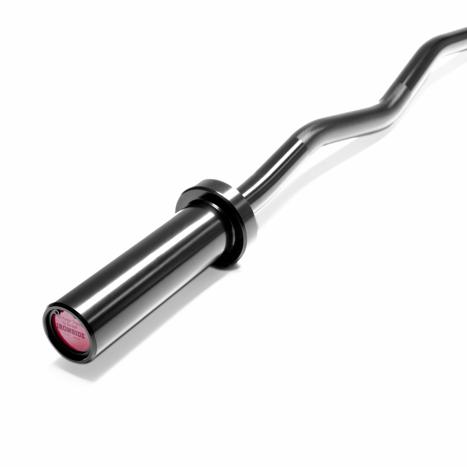 IRONSIDE Olympic EZ Curl Bar – Black Olympic Barbells IRONSIDE FITNESS CANADA