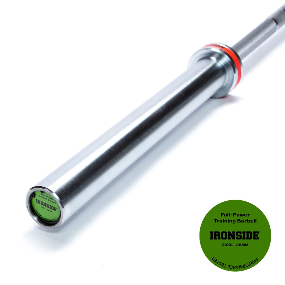 IRONSIDE Fullpower Training Barbell – 20 kg (1,000 lb) Olympic Barbells IRONSIDE FITNESS CANADA