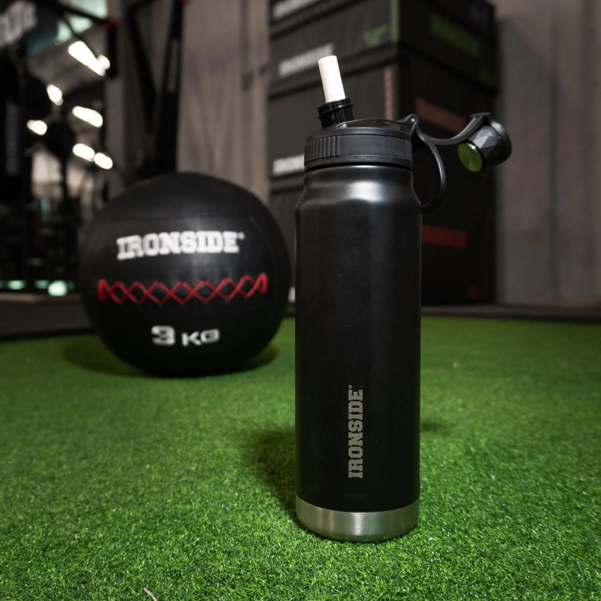 IRONSIDE Insulated Water Bottle Training Accessories IRONSIDE FITNESS CANADA