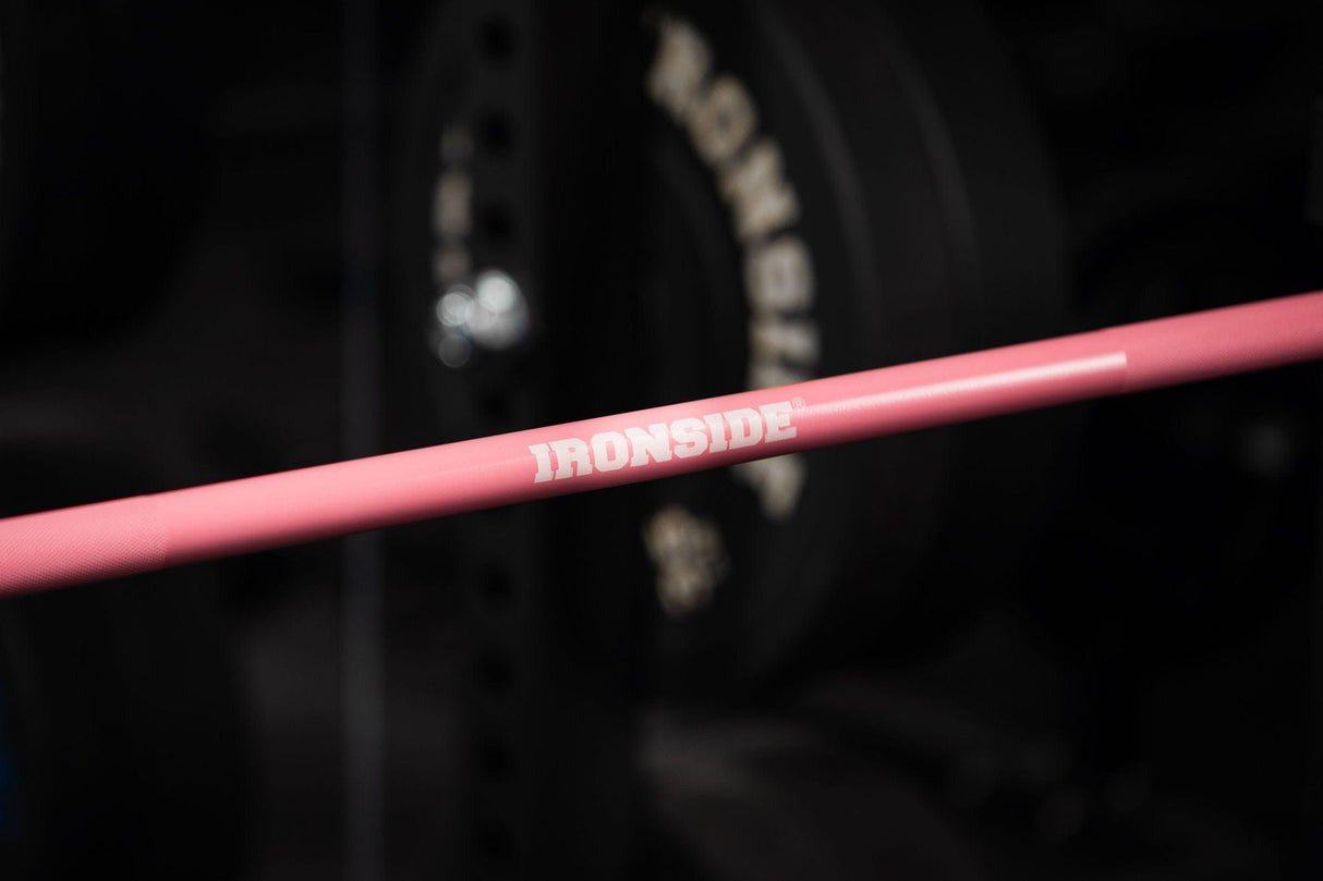 IRONSIDE Phoenix Cerakote Barbell – Pink (1,500 lb) Olympic Barbells IRONSIDE FITNESS CANADA