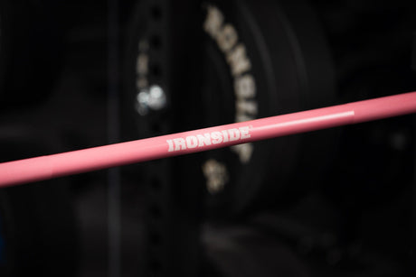 IRONSIDE Phoenix Cerakote Barbell – Pink (1,500 lb) Olympic Barbells IRONSIDE FITNESS CANADA