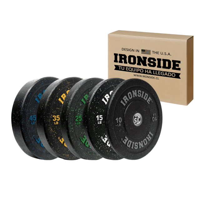 IRONSIDE Hi-Temp Bumper Plates (LB) Olympic Weight Plates IRONSIDE FITNESS CANADA