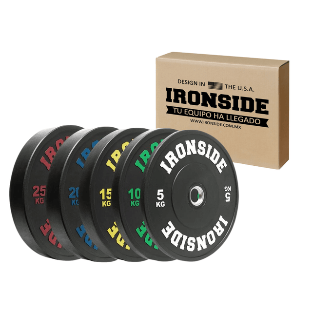 IRONSIDE PRO Bumper Plates (KG) Olympic Weight Plates IRONSIDE FITNESS CANADA