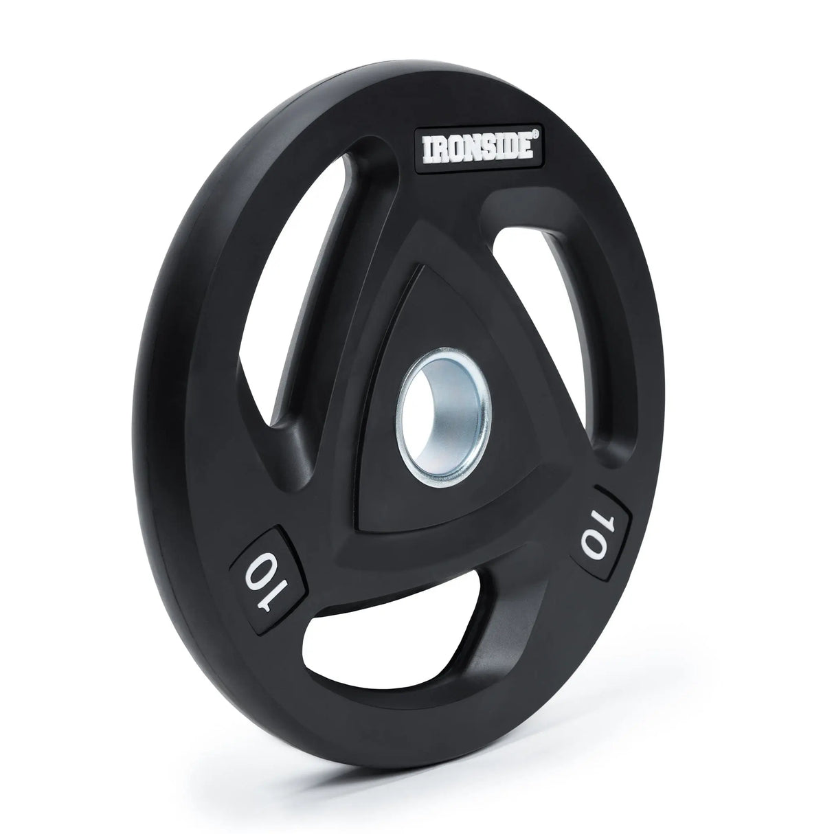 IRONSIDE 3-Handle Weight Plate (2.5–20 kg) Olympic Weight Plates IRONSIDE FITNESS CANADA 10 KG
