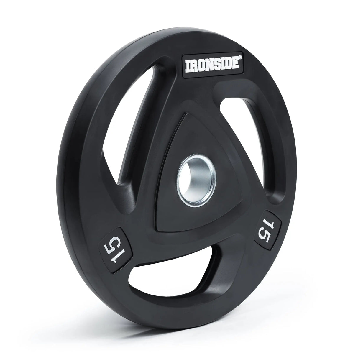 IRONSIDE 3-Handle Weight Plate (2.5–20 kg) Olympic Weight Plates IRONSIDE FITNESS CANADA 15 KG