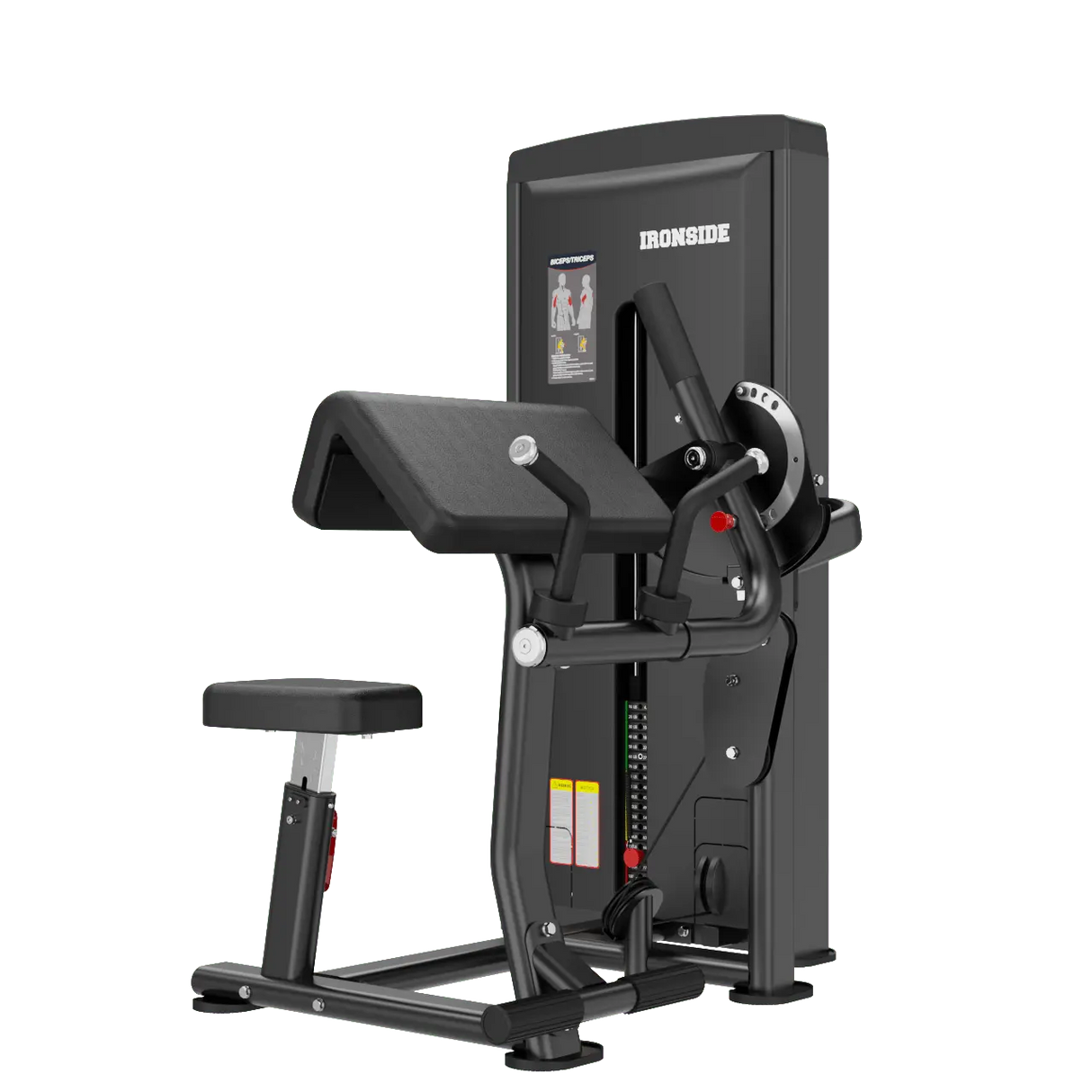 IRONSIDE Luxe Dual Biceps & Triceps Machine Strength Machines IRONSIDE FITNESS CANADA