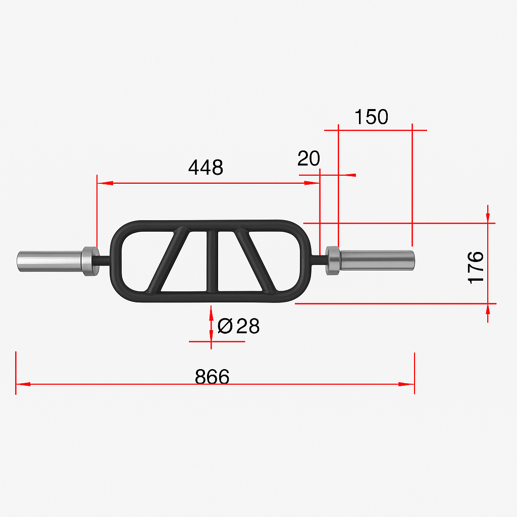IRONSIDE Olympic Swiss Bar Olympic Barbells IRONSIDE FITNESS CANADA