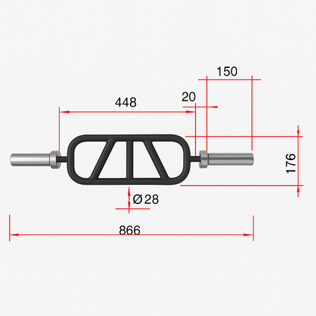 IRONSIDE Olympic Swiss Bar Olympic Barbells IRONSIDE FITNESS CANADA