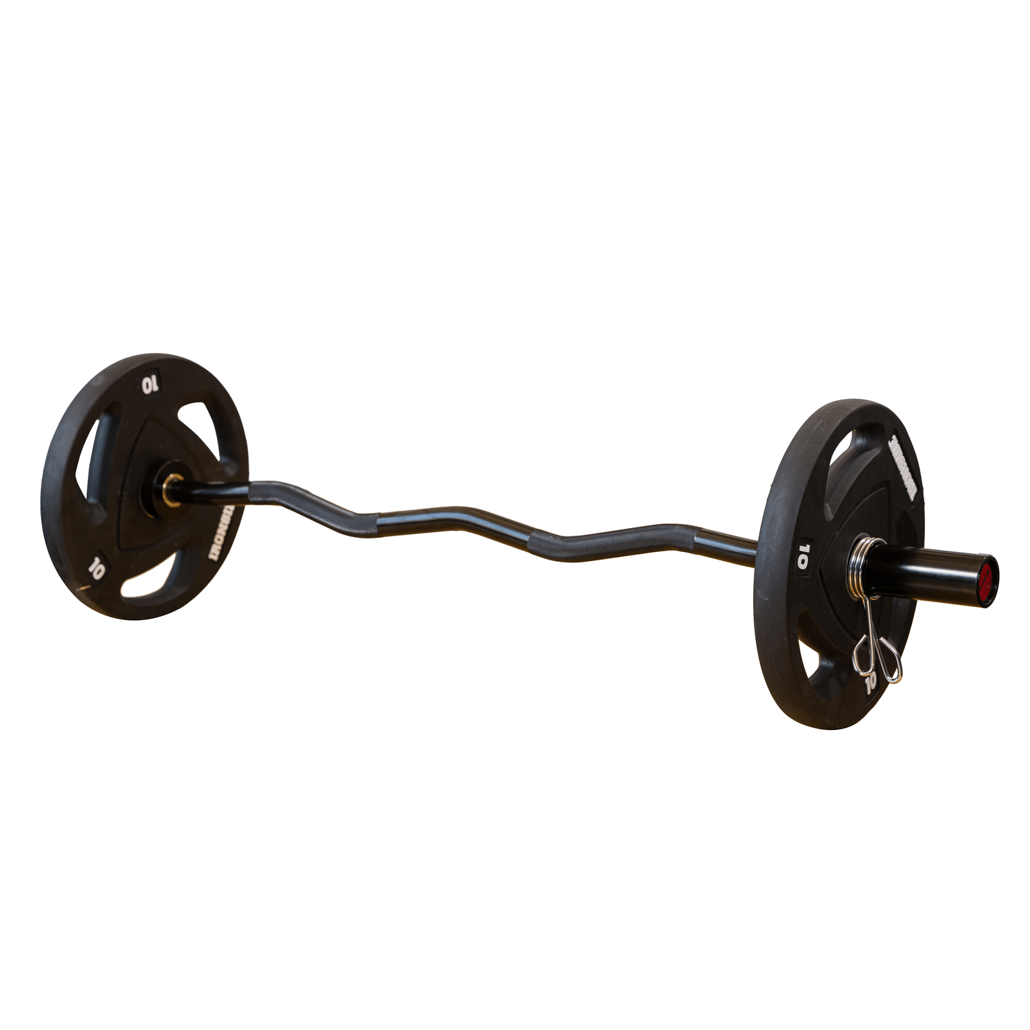 IRONSIDE Olympic EZ Curl Bar – Black Olympic Barbells IRONSIDE FITNESS CANADA