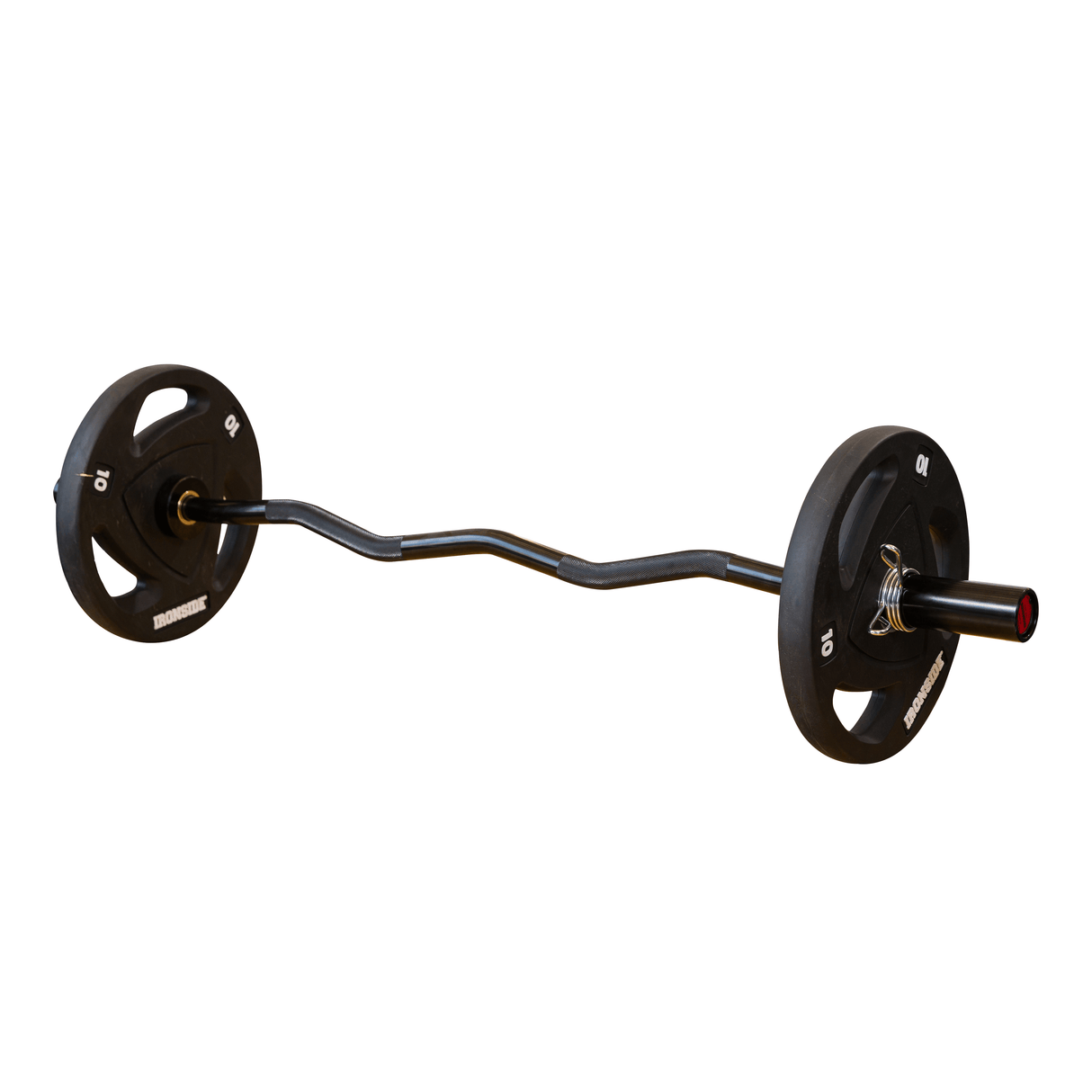 IRONSIDE Olympic EZ Curl Bar – Black Olympic Barbells IRONSIDE FITNESS CANADA