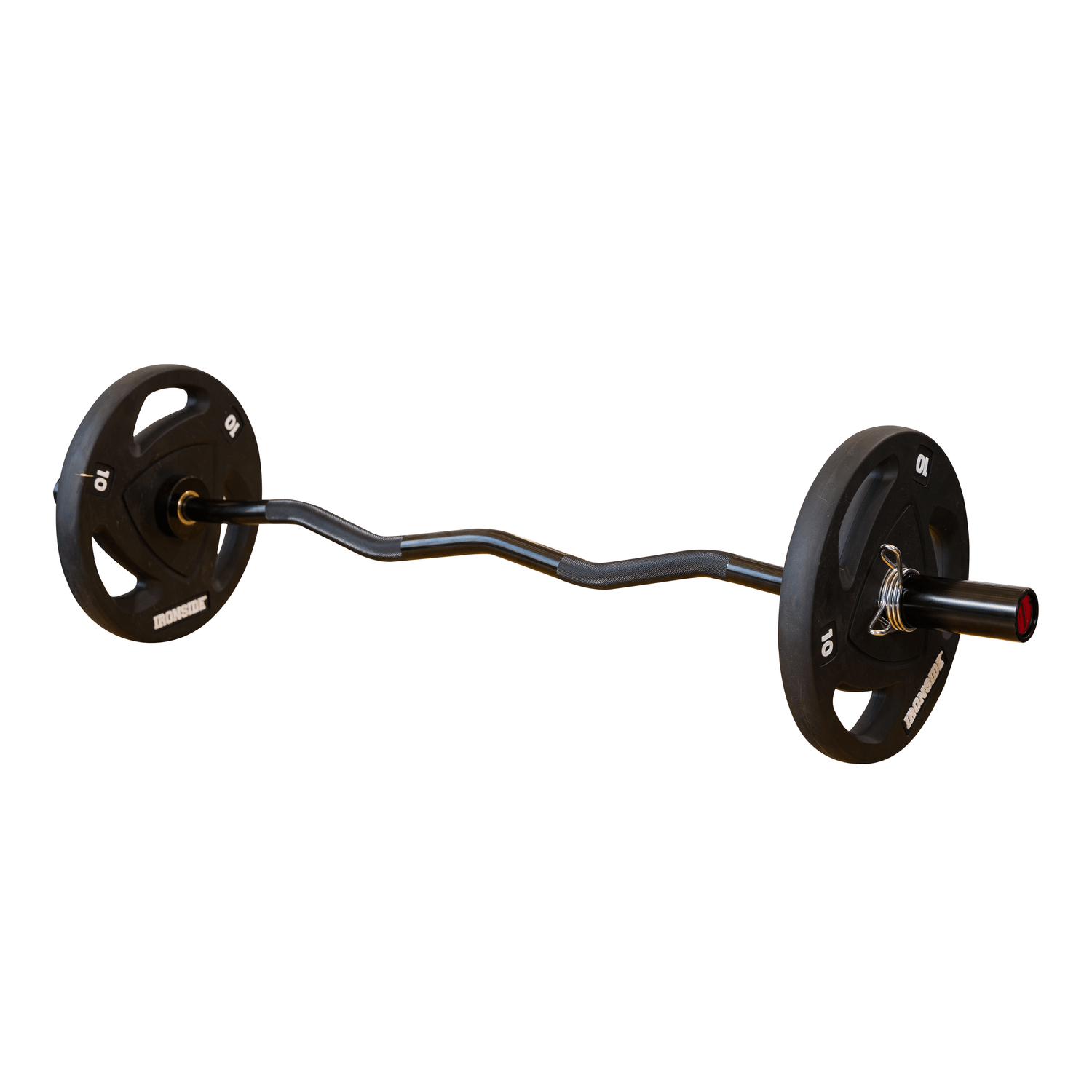IRONSIDE Olympic EZ Curl Bar – Black Olympic Barbells IRONSIDE FITNESS CANADA
