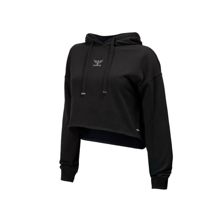 IRONSIDE Women’s Cropped Hoodie Activewear IRONSIDE FITNESS CANADA Black xs