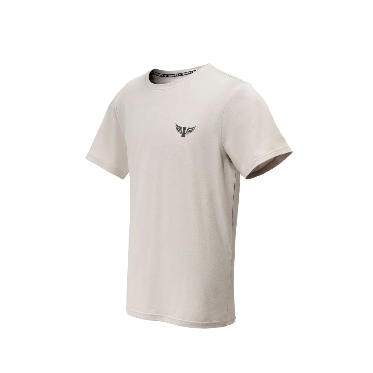 IRONSIDE Men’s Short Sleeve Training Tee Activewear IRONSIDE FITNESS CANADA Beige s