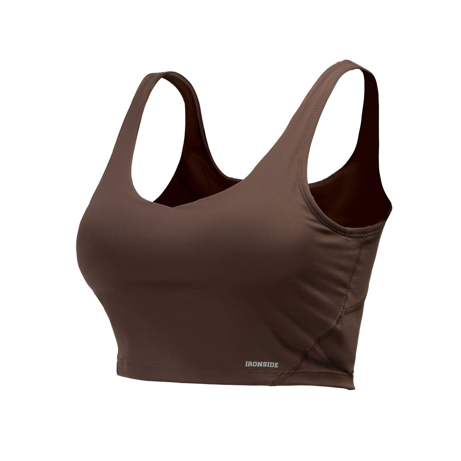 IRONSIDE Women's Sports Bra Activewear IRONSIDE FITNESS CANADA Chocolate xs