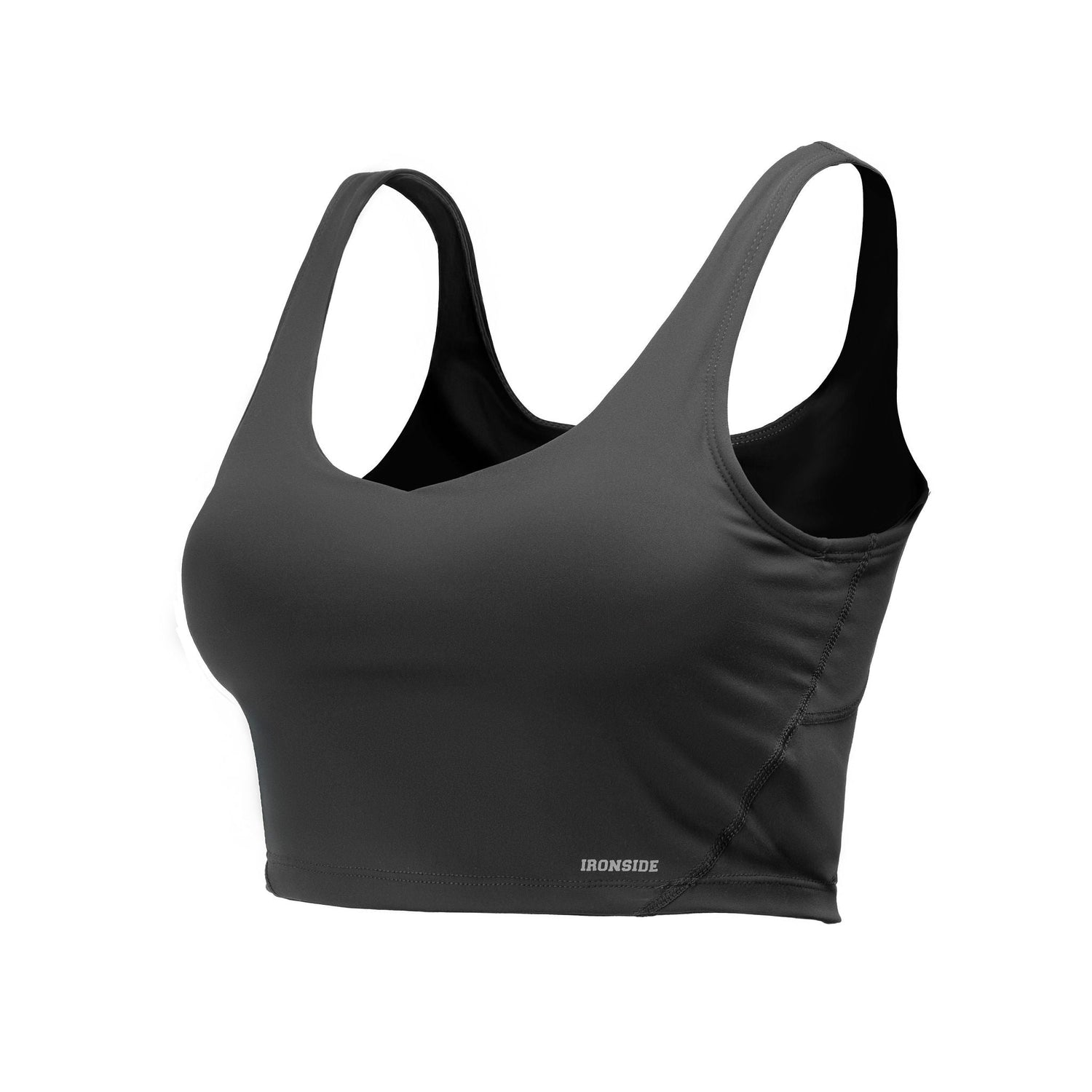 IRONSIDE Women's Sports Bra Activewear IRONSIDE FITNESS CANADA Gray xs
