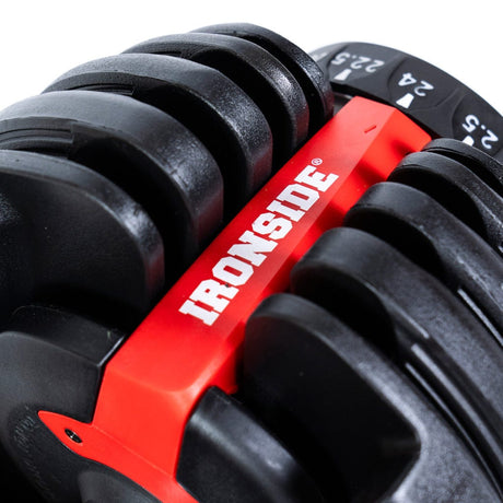 IRONSIDE Block Adjustable Dumbbell - 24kg (52Lb) Dumbbells IRONSIDE FITNESS CANADA