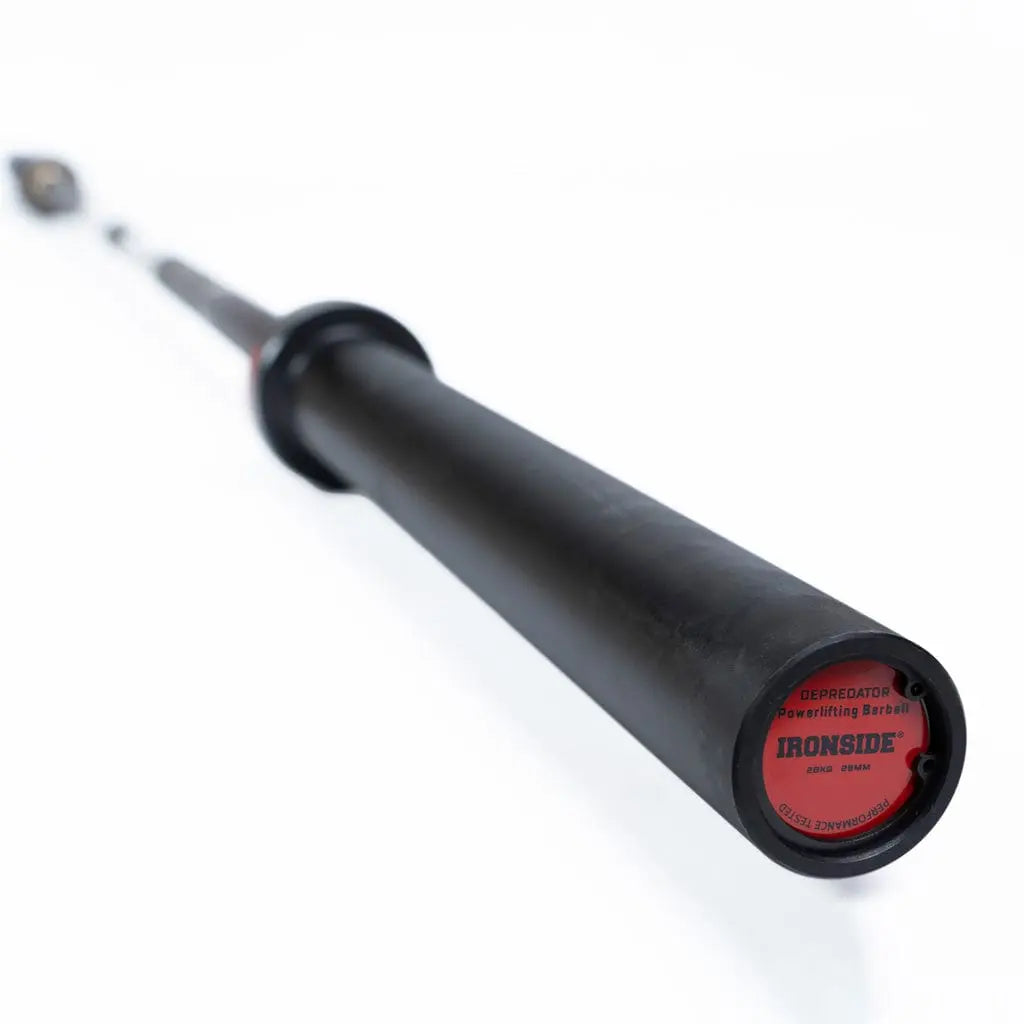 Powerlifting Barbell – 45 lb – 6’5 Competition Bar – IRONSIDE Olympic Barbells IRONSIDE FITNESS CANADA