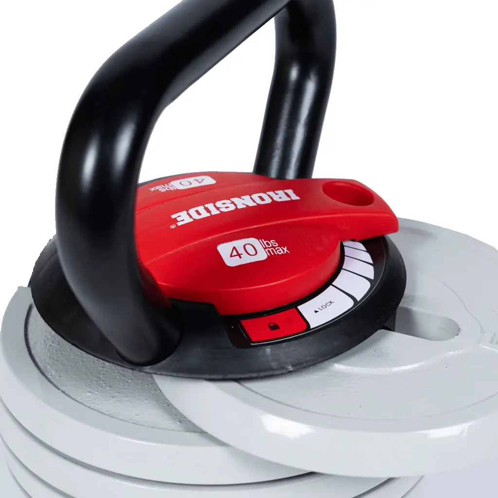 IRONSIDE Adjustable Kettlebell – 18 kg Dumbbells IRONSIDE FITNESS CANADA