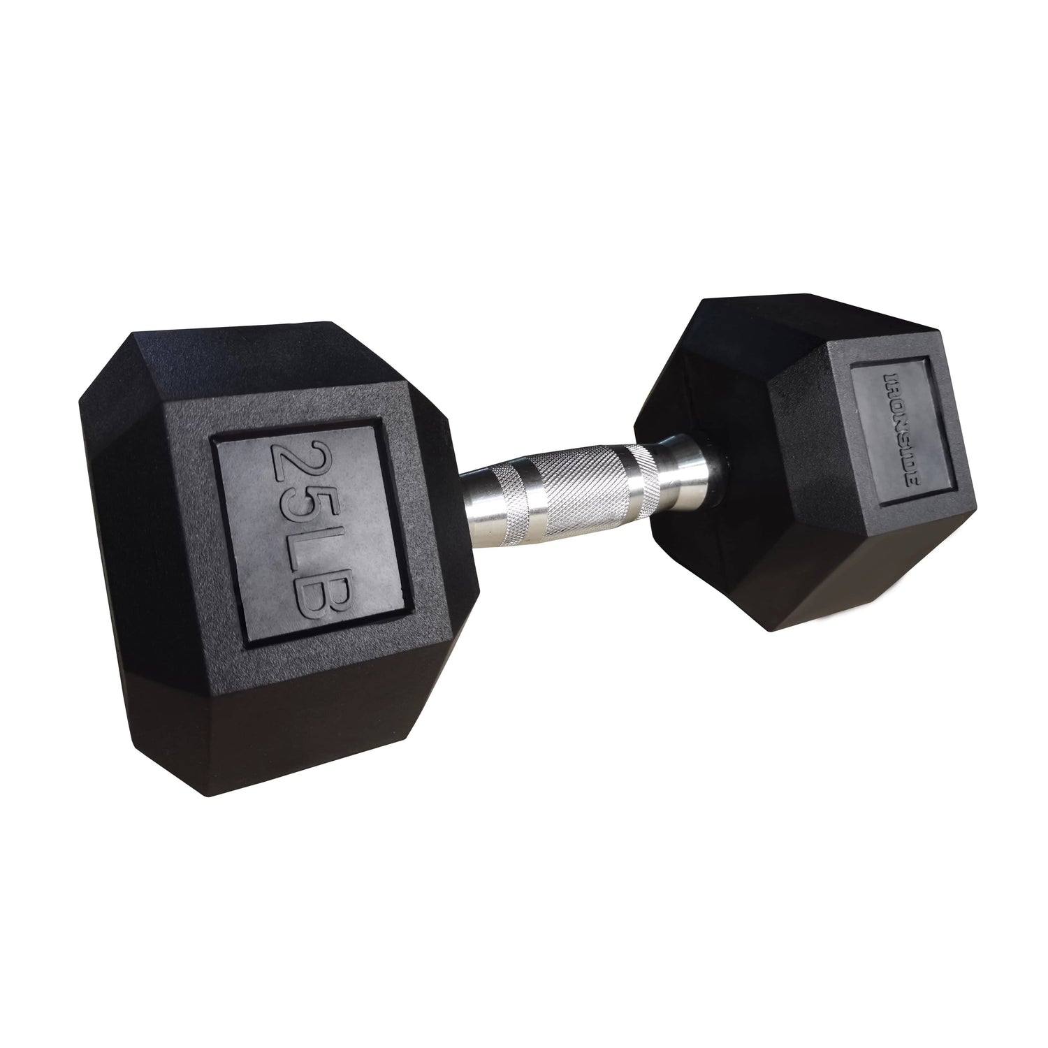IRONSIDE Rubber Hex Dumbbells 5–100 lb (Single) Dumbbells IRONSIDE FITNESS CANADA 25 Lb (Unit)