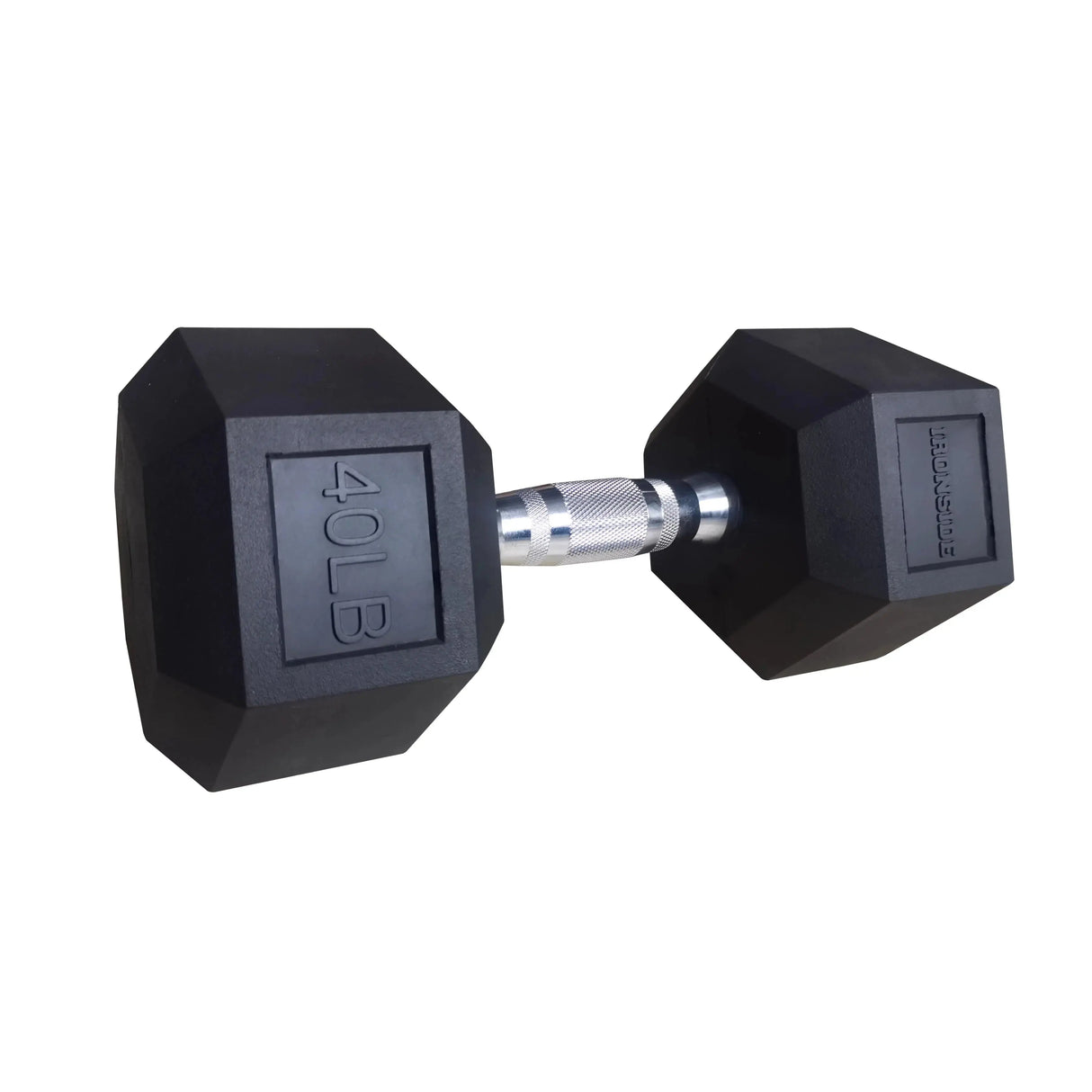 IRONSIDE Rubber Hex Dumbbells 5 to 100 lb (Single) Dumbbells IRONSIDE FITNESS CANADA 40 Lb (Unit)