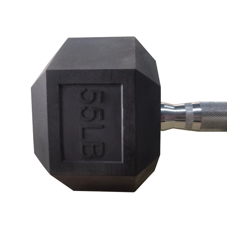 IRONSIDE Rubber Hex Dumbbells 5–100 lb (Single) Dumbbells IRONSIDE FITNESS CANADA