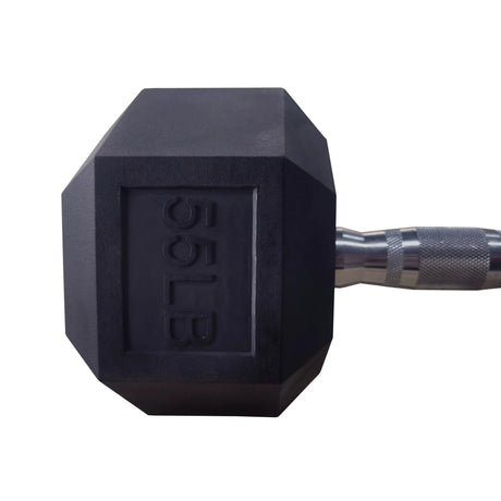 IRONSIDE Rubber Hex Dumbbells 5–100 lb (Single) Dumbbells IRONSIDE FITNESS CANADA