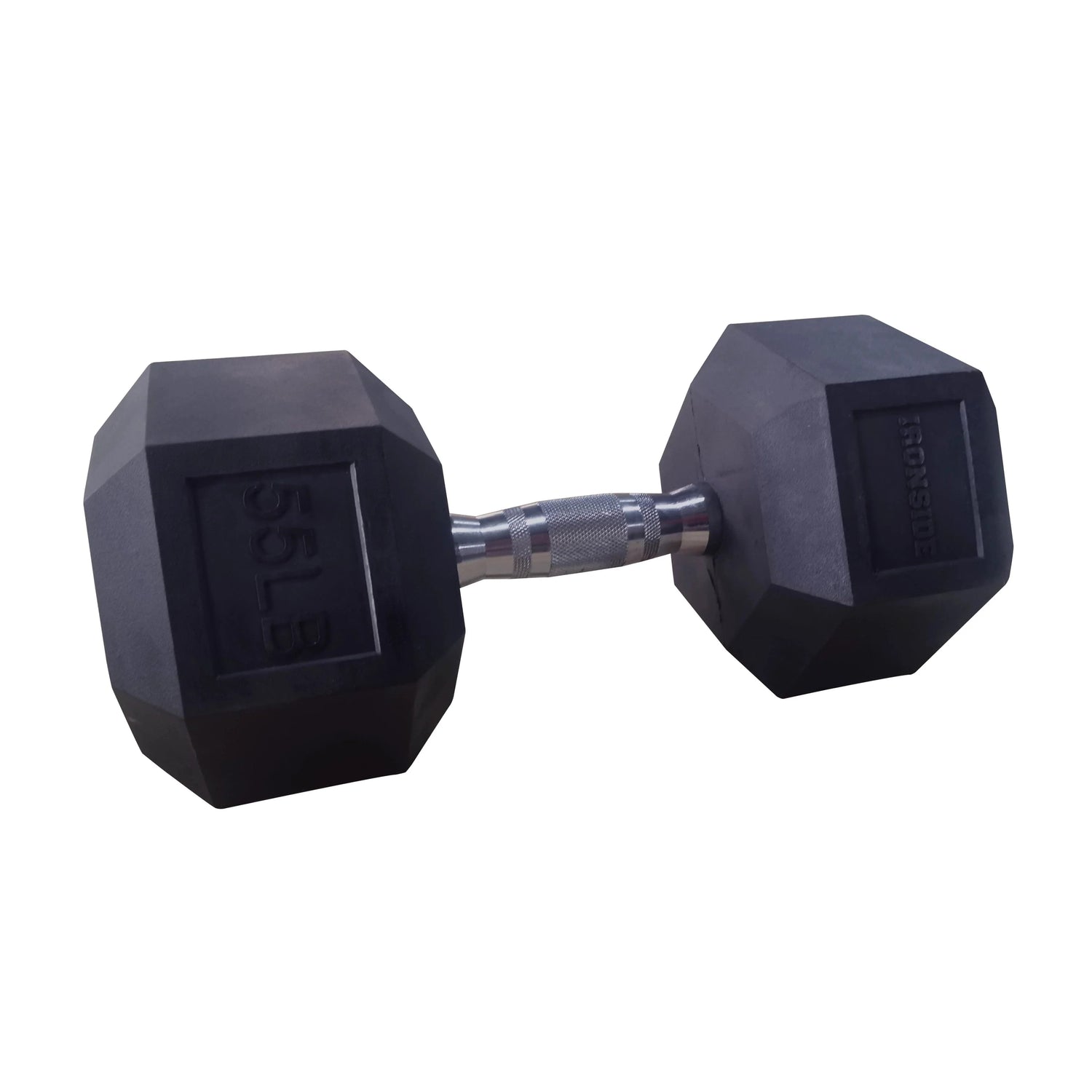 IRONSIDE Rubber Hex Dumbbells 5–100 lb (Single) Dumbbells IRONSIDE FITNESS CANADA