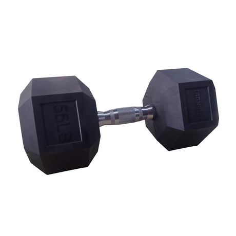 IRONSIDE Rubber Hex Dumbbells 5–100 lb (Single) Dumbbells IRONSIDE FITNESS CANADA