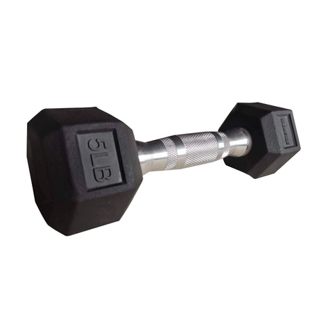 IRONSIDE Rubber Hex Dumbbells 5–100 lb (Single) Dumbbells IRONSIDE FITNESS CANADA 5 Lb (Unit)