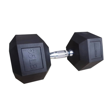 IRONSIDE Rubber Hex Dumbbells 5–100 lb (Single) Dumbbells IRONSIDE FITNESS CANADA 65 Lb (Unit)