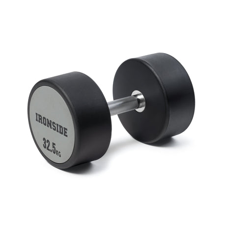 IRONSIDE Premium PEV Round Dumbbell (2.5–40 kg) Round Dumbbell IRONSIDE FITNESS CANADA 32.5 KG