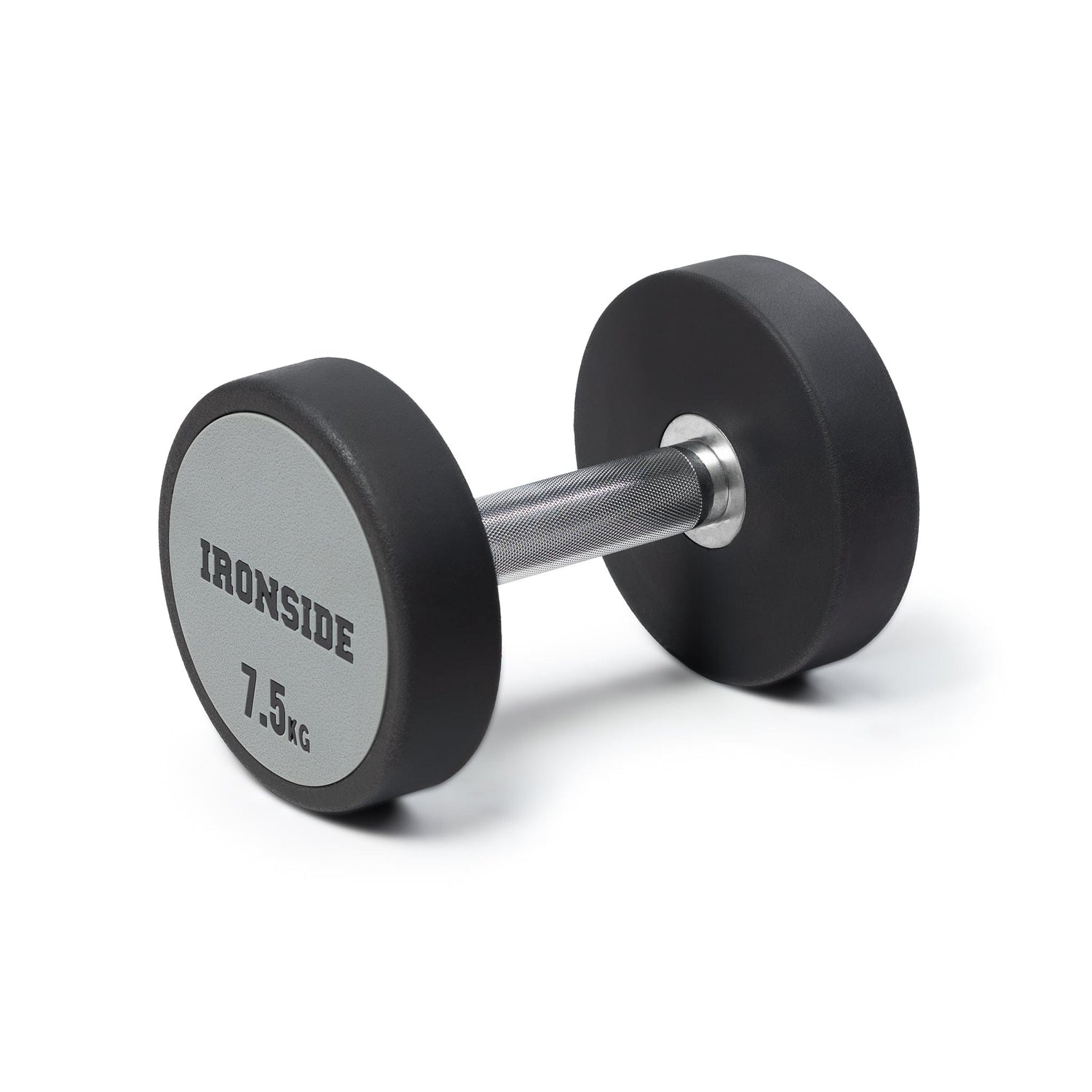 IRONSIDE Premium PEV Round Dumbbell (2.5–40 kg) Round Dumbbell IRONSIDE FITNESS CANADA 7.5 KG