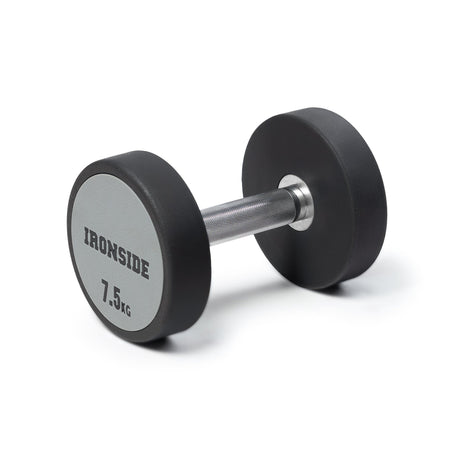IRONSIDE Premium PEV Round Dumbbell (2.5–40 kg) Round Dumbbell IRONSIDE FITNESS CANADA 7.5 KG