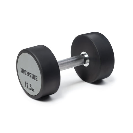 IRONSIDE Premium PEV Round Dumbbell (2.5–40 kg) Round Dumbbell IRONSIDE FITNESS CANADA 12.5 KG