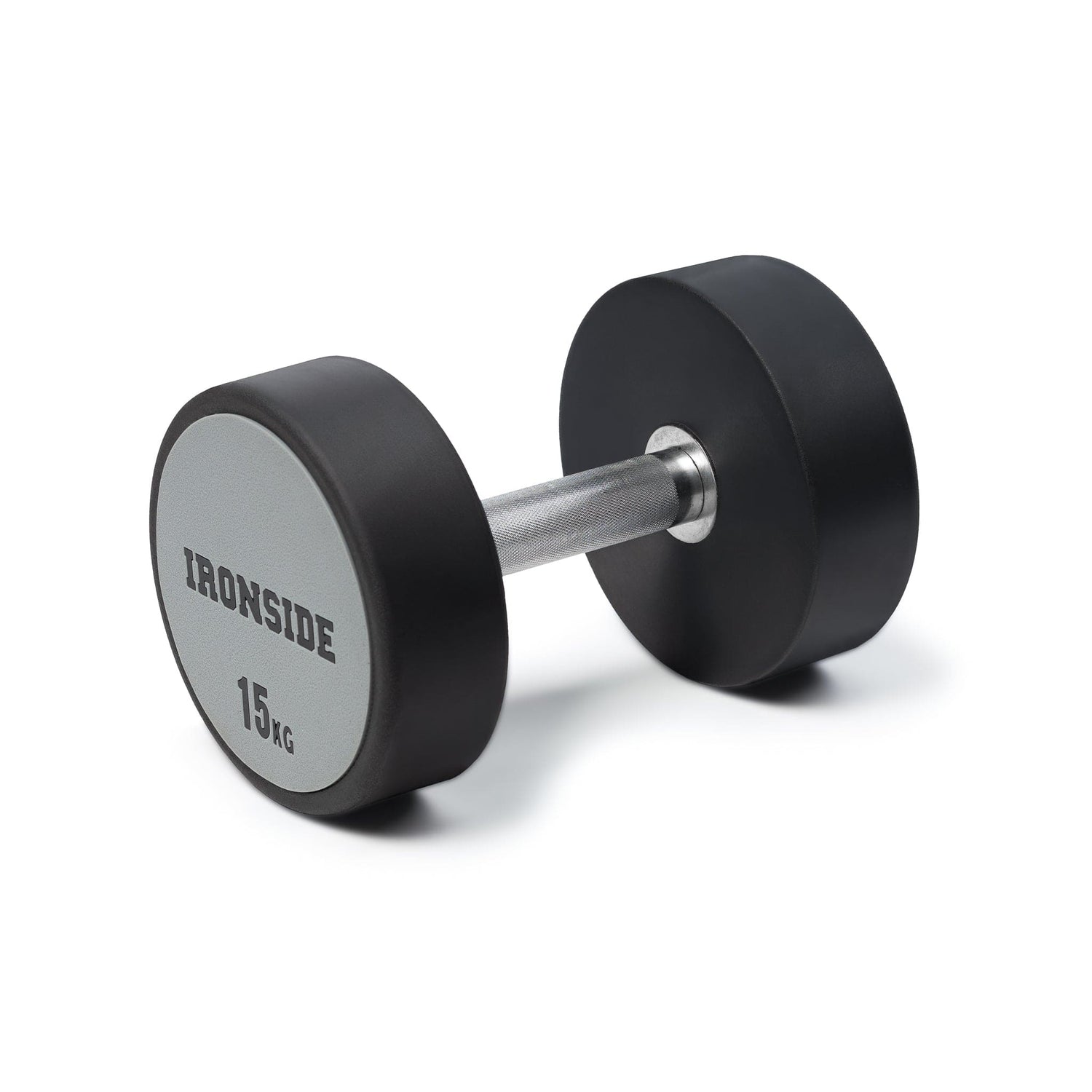 IRONSIDE Premium PEV Round Dumbbell (2.5–40 kg) Round Dumbbell IRONSIDE FITNESS CANADA 15 KG