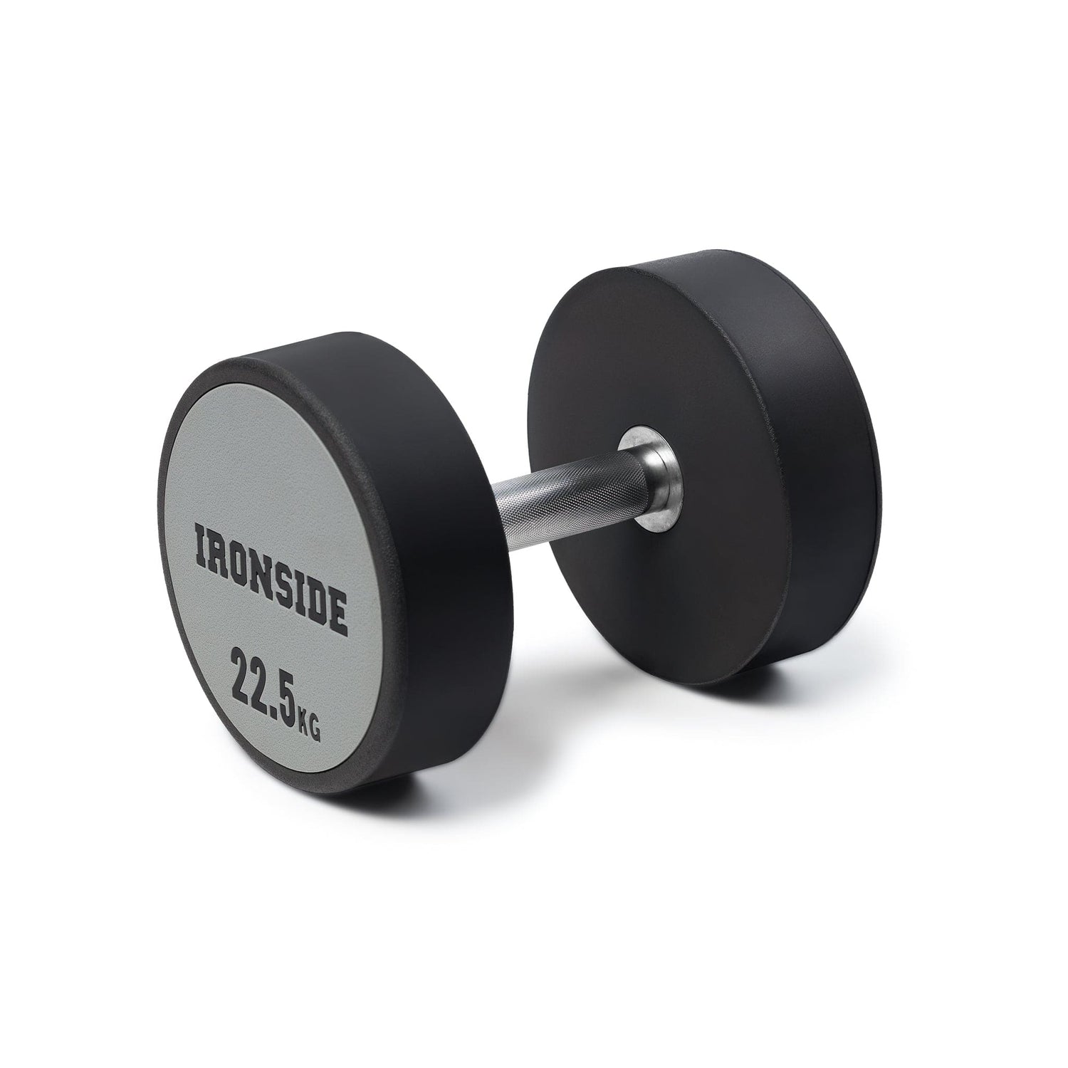 IRONSIDE Premium PEV Round Dumbbell (2.5–40 kg) Round Dumbbell IRONSIDE FITNESS CANADA 22.5 KG