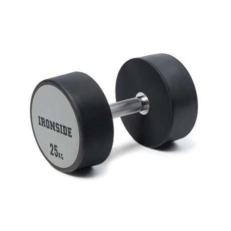 IRONSIDE Premium PEV Round Dumbbell (2.5–40 kg) Round Dumbbell IRONSIDE FITNESS CANADA 25 KG