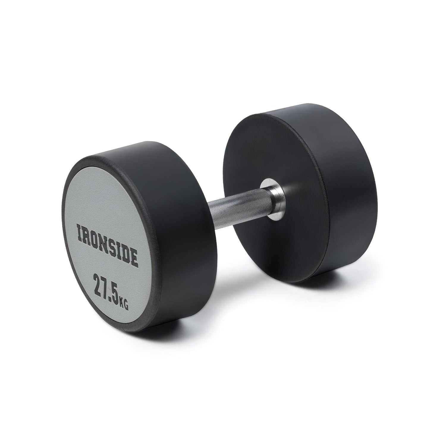 IRONSIDE Premium PEV Round Dumbbell (2.5–40 kg) Round Dumbbell IRONSIDE FITNESS CANADA 27.5 KG
