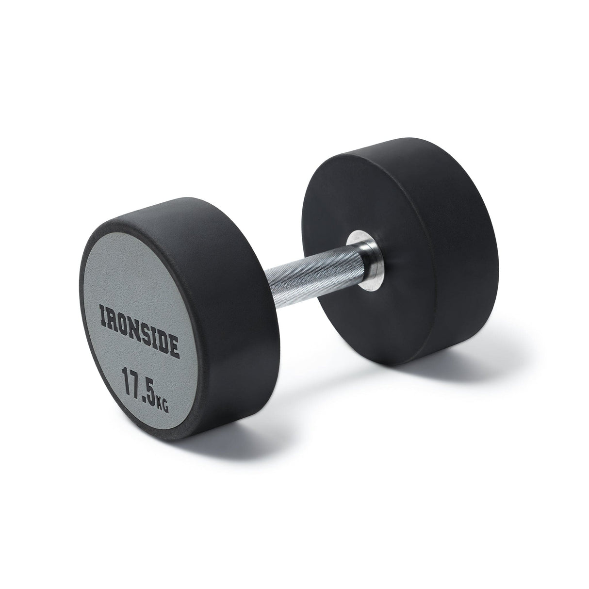 IRONSIDE Premium PEV Round Dumbbell (2.5–40 kg) Round Dumbbell IRONSIDE FITNESS CANADA 17.5 KG