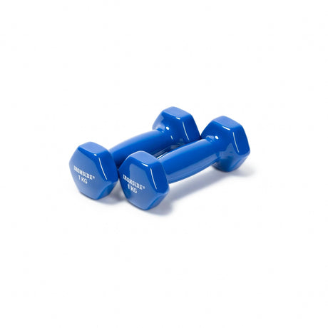 IRONSIDE Vinyl Dumbbell Set (1–5 kg Pairs) + Rack Dumbbells IRONSIDE FITNESS CANADA