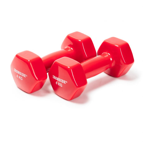 IRONSIDE Vinyl Dumbbell Set (1–5 kg Pairs) + Rack Dumbbells IRONSIDE FITNESS CANADA