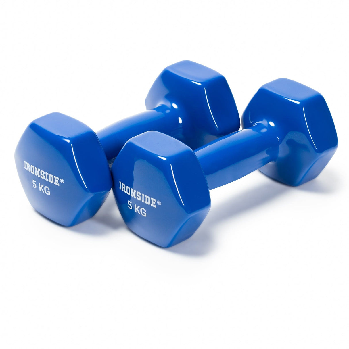 IRONSIDE Vinyl Dumbbell Set (1–5 kg Pairs) + Rack Dumbbells IRONSIDE FITNESS CANADA