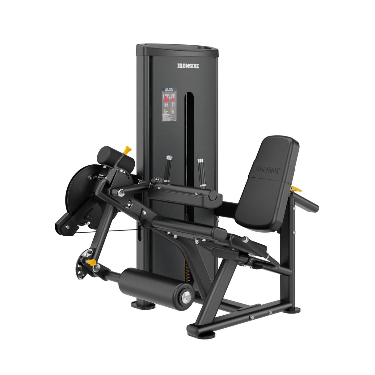 Dual Leg Curl & Extension IRONSIDE Elite Strength Machines IRONSIDE FITNESS CANADA