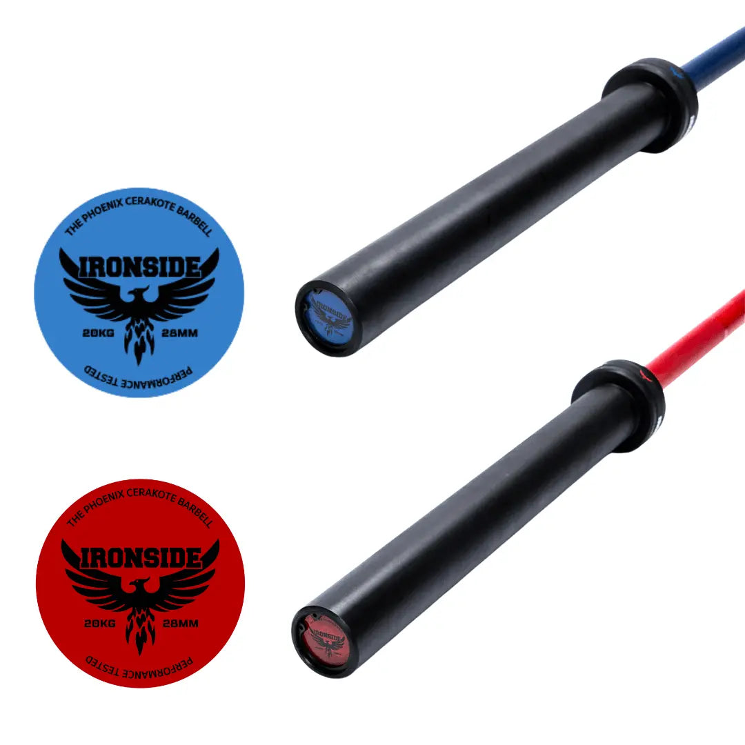 Olympic Barbell – 45 lb – Cross Training Bar – Phoenix – IRONSIDE Olympic Barbells IRONSIDE FITNESS CANADA