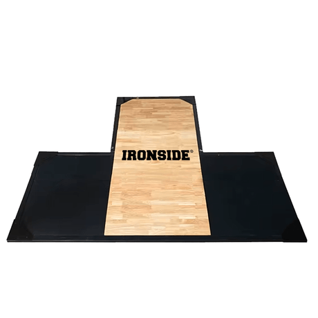 IRONSIDE Wooden Platform for Weightlifting Gym Flooring IRONSIDE