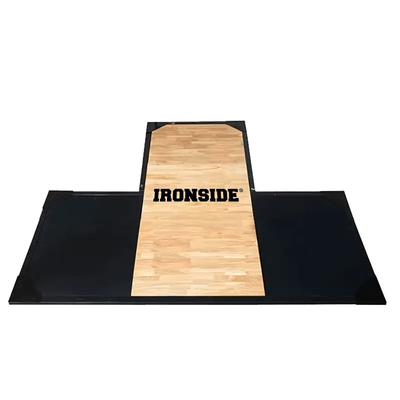 IRONSIDE Wooden Platform Floor for Weightlifting Gym Flooring IRONSIDE FITNESS CANADA