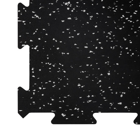 IRONSIDE Interlock EPDM Gym Flooring Black/Grey 8mm Gym Flooring IRONSIDE