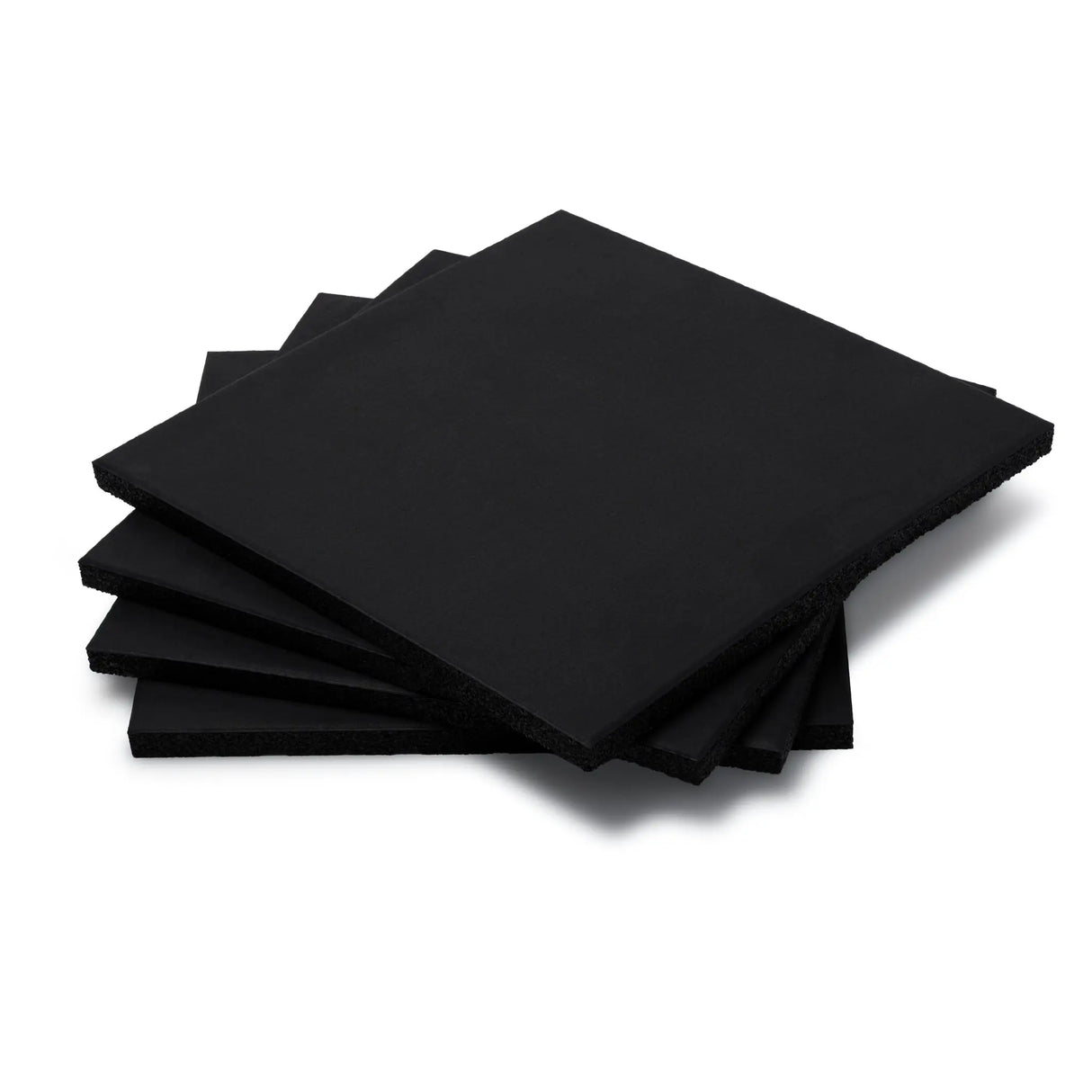 IRONSIDE 4-Pack Premium Rubber Floor Tiles 50x50x2.5cm Gym Flooring IRONSIDE FITNESS CANADA