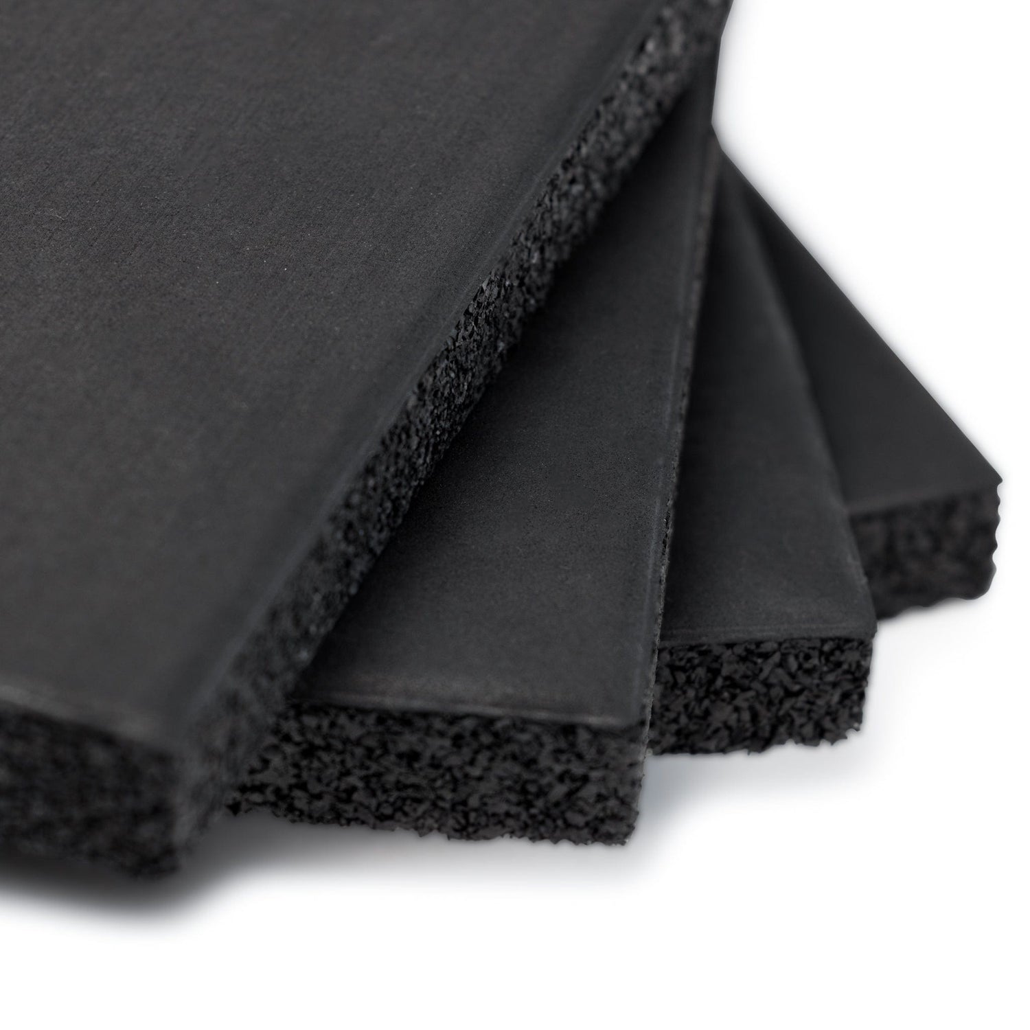 IRONSIDE 4-Pack Premium Rubber Floor Tiles 50x50x2.5cm Gym Flooring IRONSIDE FITNESS CANADA