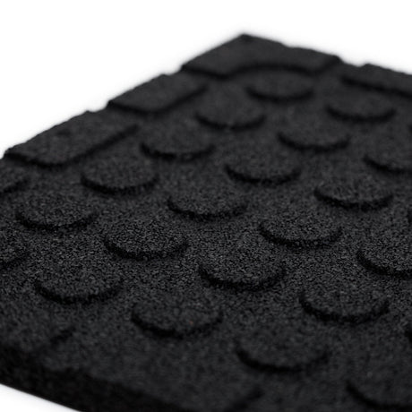 IRONSIDE 4-Pack Premium Rubber Floor Tiles 50x50x2.5cm Gym Flooring IRONSIDE